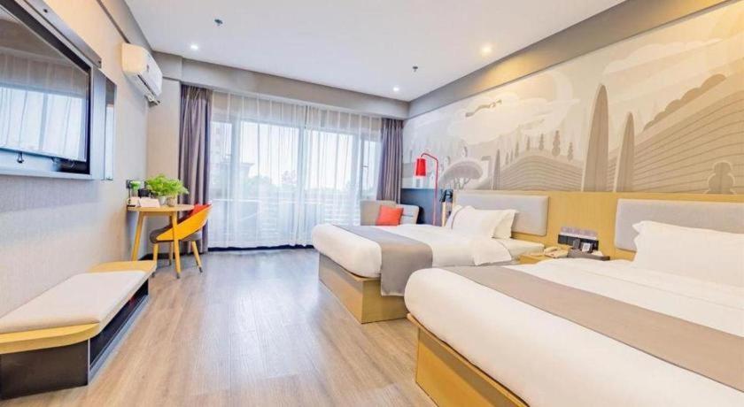 Thank Inn Hotel Hubei Wuhan Caidian Zhong Fa Xincheng Tongji Екстериор снимка